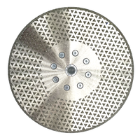 Disque de coupe diamanté étoile Triangle double face de qualité supérieure 5 "6" pour lame de scie diamantée en granit 125/150mm avec bride M14