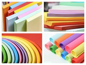 Papier couleur fantaisie A4 80g en pure pâte vierge, personnalisable pour cadeaux et usage industriel, taille personnalisée acceptée, MOQ 1000 pièces, 100 pièces/sac - Product Image 3