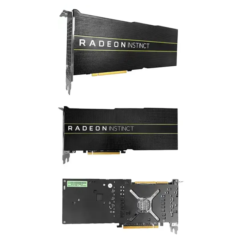 Radeon VII 16GB 그래픽 카드 4096bit 8 + 8 핀 인터페이스 데스크탑 PC GPU 용 본능 MI50 비디오 카드 그래픽