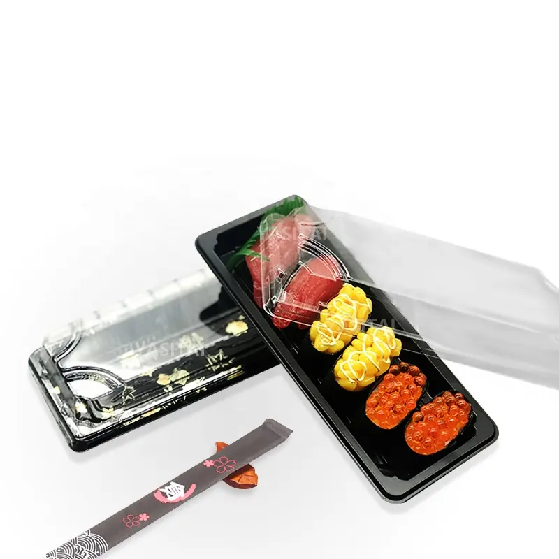 卸売スクエアプラスチック透明PETチーズケーキ食品包装安い寿司ペストリー容器透明ケーキボックス蓋付き