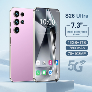 S26 7.3 inch Mở khóa thẻ kép điện thoại thông minh siêu chất lượng cao toàn cầu phiên bản 5G thiết bị 108mp vẻ đẹp máy ảnh HD màn hình Deca lõi - Product Image 2