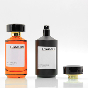 Botella de Perfume de Vidrio Vacía Personalizada para Hombre, Botella de Colonia Cilíndrica de 50 ml, Fabricante de Botellas de Perfume Redondas de Lujo de 100 ml - Product Image 4