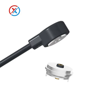 Conector de Carga Magnético Personalizado de 12V2A, Conector de Alimentación Redondo para Luces LED, Conector Magnético Macho y Hembra