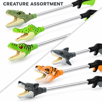 Jouet attrape-dinosaures EPT avec poignée à pression et tête d'animal, outil de préhension pour les distributeurs de jouets