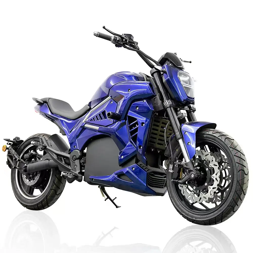 street bike motorcycle LHZ belt motor 5kw speed 150kmh electric motorcycle for EU