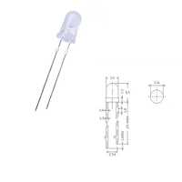Diodes LED UV ultra-lumineuses de 5 mm, rouge, vert, bleu, orange, jaune, blanc, rose, lampes