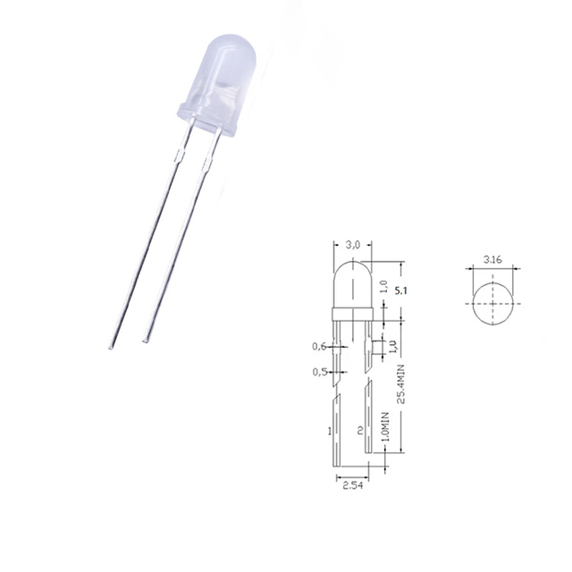 Ultra Bright 5mm UV LED Diodes Red Green Blue Oran Yellow White Pink Lamp Lights