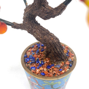 High End Home Decoration Potted Plants Natural <strong>Jade</strong> <strong>Stone</strong> Flower Bonsai - Product Image 2