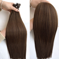 Extensions de cheveux naturels Remy Haiyi 2026 de haute qualité, lisses et ondulés, avec anneaux nano, sans perte de cheveux, pour femmes blanches