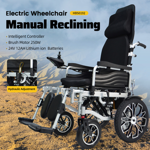 <span class=keywords><strong>Silla</strong></span> <span class=keywords><strong>de</strong></span> <span class=keywords><strong>Ruedas</strong></span> Eléctrica Plegable <span class=keywords><strong>de</strong></span> Acero con Respaldo Alto <span class=keywords><strong>para</strong></span> Exteriores, Ligera y con Batería, <span class=keywords><strong>para</strong></span> Personas Mayores y con Discapacidad - Product Image 5