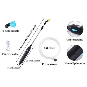 Tùy Chỉnh Màu Đen Odm Micro USB C Cổng Điện Vườn Phun <span class=keywords><strong>2</strong></span>-Giờ Kích Hoạt Cho Sân Cỏ Cây Nhựa Micro Máy Phun - Product Image 6