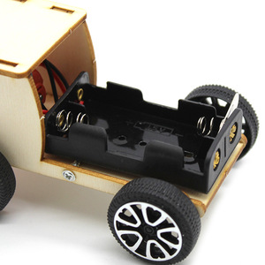 Kit de modelo de coche YM3 impulsado por viento, juguete científico de madera para niños, para la educación. - Product Image 1