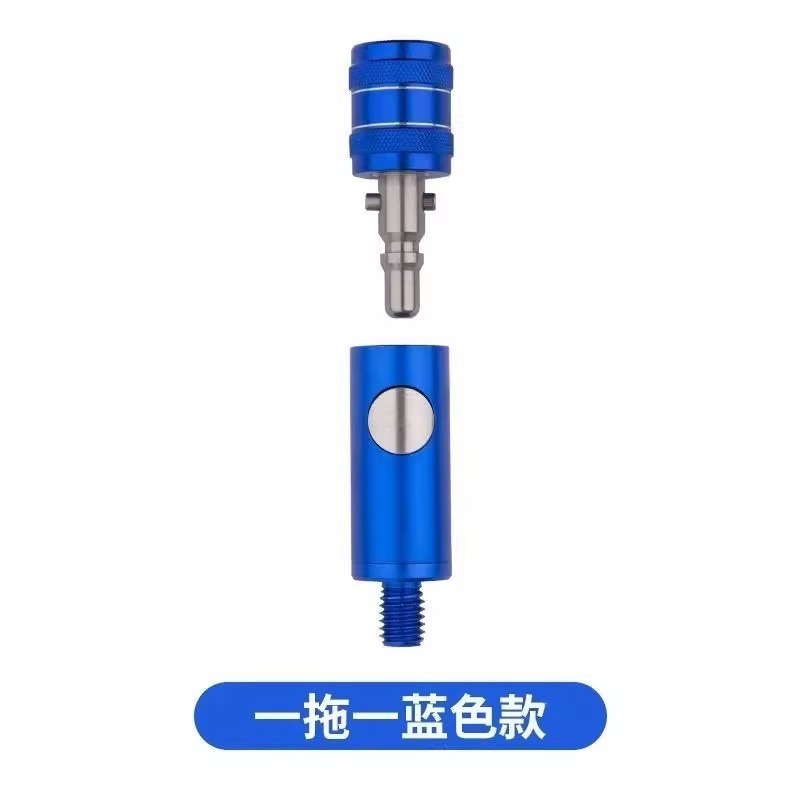 Upgraded push-button connector [blue] 1-to-1