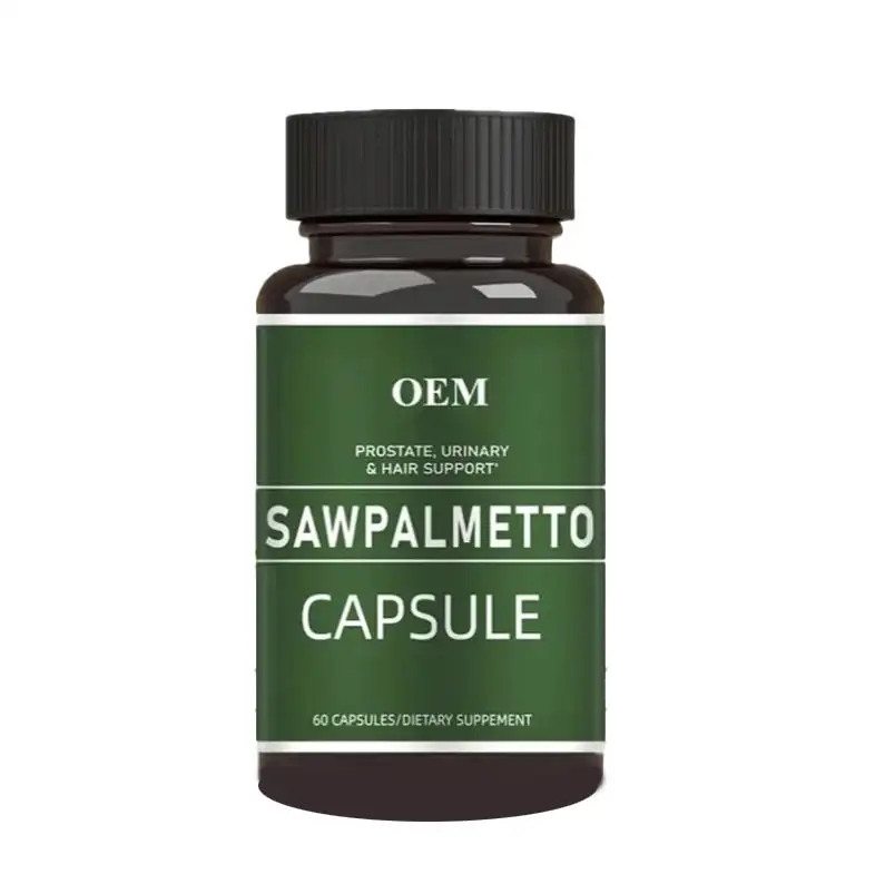 OEM/ODM Supplement Saw Palmetto Capsules Male Maca Dietary Supplement for 2 months results time