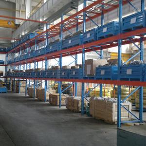 Ce/iso9001 מחסן תעשייתי אחסון מדף כבד מחסן מחסנים פלדה stackable עם רשת - Product Image 5