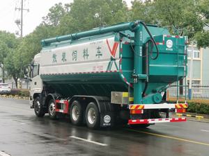Camion de transport de fourrage en vrac Dongfeng à 4 essieux, véhicule de livraison d'aliments pour animaux haute capacité de 350 CV avec volume de chargement de 46 m³ - Product Image 6