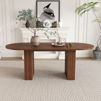 Table à manger en bois moderne et écologique pour la maison, l'hôtel et le restaurant