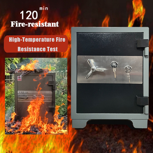 Công nghiệp cấp công suất lớn màu xám an toàn với khóa đôi khóa an ninh cao hầm cho vật có giá trị lưu trữ tiền gửi an toàn - Product Image 4