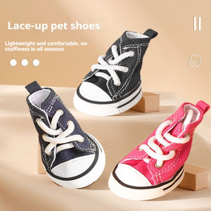 Chaussures d'été pour chien ou chat Teddy, antidérapantes et résistantes à l'usure, en toile de denim épaisse - Product Image 2