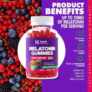 Suplemento para Dormir Bear ODM/OEM, Producto Natural para el Cuidado de la Salud, Relajación y Tranquilidad, Gomitas para Dormir que Favorecen la Calma y la Relajación - Product Image 4