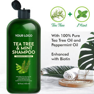 Crème nourrissante GreenLem pour la croissance des cheveux, shampoing à l'arbre à thé et à la menthe, soin régulateur du cuir chevelu, vitamine B5, soin réparateur des dommages - Product Image 2