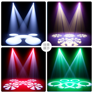 Luz LED giratoria con cabezal móvil RGBW de 120W para DJ Disco Bar KTV DMX Iluminación de teñido de escenario controlada - Product Image 2