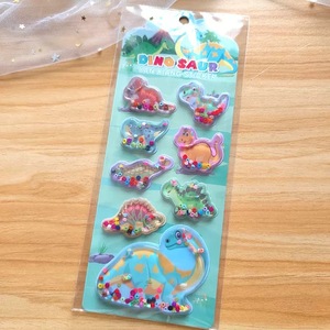 Pegatinas 3D de <span class=keywords><strong>Dinosaurios</strong></span> de Dibujos Animados para Niños, Calcomanías en Relieve, Decoración Adhesiva para Manualidades y Fundas de Teléfono - Product Image 5