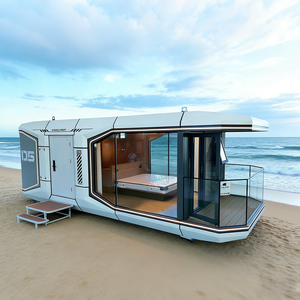 Capsule spatiale intelligente de luxe 2025 en acier, maison conteneur moderne avec salon et <span class=keywords><strong>chambre</strong></span> pour l'extérieur, garantie <span class=keywords><strong>1</strong></span> an - Product Image 2
