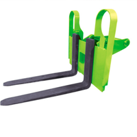Nouvelle fourche à palettes en acier JISAN pour excavatrice, grappin à bois, manutention de matériaux, attache non hydraulique pour excavatrices de 16 à 26 tonnes, garantie 1 an