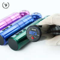 Fourniture de tatouage professionnel OEM/ODM 2200MA batterie au Lithium grande capacité 4MM course Machine à tatouer stylo de Machine à tatouer sans fil