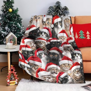 Christmas Snowman Reindeer Christmas Tree Flannel <b>Blanket</b> Throw <b>Blanket</b> Nap <b>Blanket</b> Winter Warm Party Decor Cozy Warm <b>Super</b> <b>Soft</b> - Product Image 6