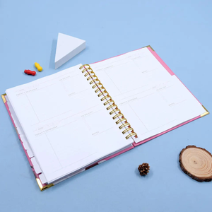 Hot bán tùy chỉnh đơn giản máy tính xách tay bán buôn văn phòng họp kỷ lục cuốn sách in ấn giấy chất liệu với dây ràng buộc - Product Image 5