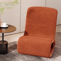 Chaise ergonomique au design simple et artistique, mobilier de luxe léger pour salon, fauteuil lounge italien