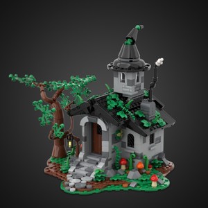 Funbuild Fantasy Era Haunted House-Juego de bloques de construcción de Halloween, casa de bruja, <span class=keywords><strong>Castillo</strong></span> Mágico, bosque - Product Image 5