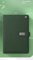 Set de Regalo de Cuaderno Encuadernado con Hilo A4/A5/A6 con Carga Inalámbrica, Diario de Negocios de Cuero PU, Bolígrafo, Artículos de Lujo para Promoción Corporativa y de Oficina