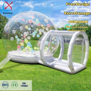 Case gonfiabili del pallone della tenda gonfiabile della <span class=keywords><strong>casa</strong></span> di rimbalzo della bolla di alta qualità con il PVC hanno impermeabile la cupola di campeggio trasparente - Product Image 1