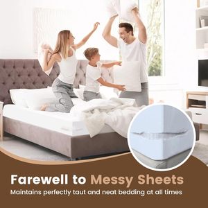 4Pcs Heavy Duty Bed Sheet Holders Mattress Straps Keep Sheets Firm & Tight Lock Sheet Holders for Corners - Product Image 2
