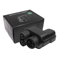 Adaptor Kendaraan Listrik TIMEYES ST-E014A NACS ke CCS1 500A 1000V IP65 Kompatibel dengan Tesla Supercharger