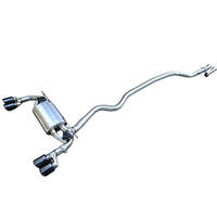 Système d'échappement Catback à soupapes pour BMW B48 F30 F32 F35 320i 328i 330i 2.0T, échappement Catback Valvetronic avec 4 sorties