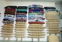 Longboard en bois personnalisé, skateboards à 7 couches, concave profond, plateau en bois, haute vitesse, portable pour les skateurs