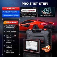 Escáner OBD2 Bidireccional MaxiCOM MaxiCheck MK900 de 8 Pulgadas, Herramienta de Diagnóstico CAN FD para Automóviles, Analizador de Motor A1 A8
