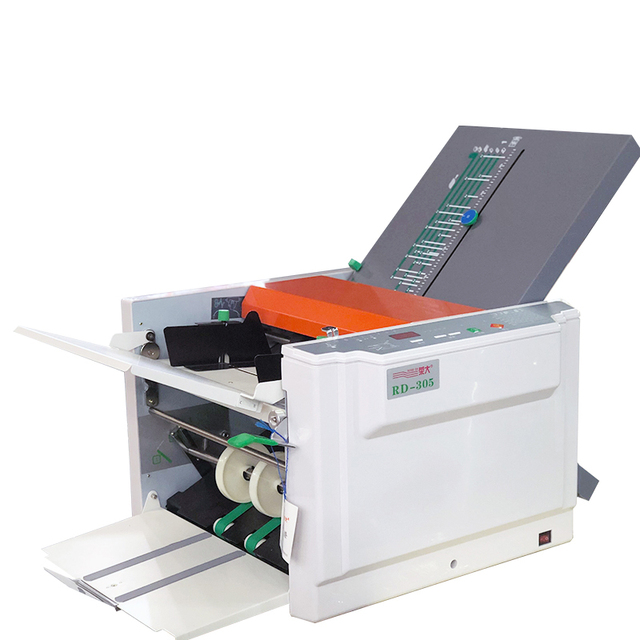 TONGRO 305 Manual Paper Folding Machine Cross Folder and Leaflet Adjustable Binding Machine Other Type CN