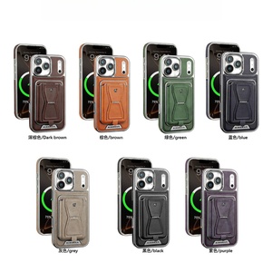 เคสโทรศัพท์แบบกระเป๋าถอดได้ 2 in 1 พร้อมที่ใส่บัตรแม่เหล็กสำหรับผู้ชาย หนัง PU หรูหรา สำหรับ iPhone 17 Pro Max 16 15 Plus - Product Image 2