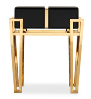 Pieds en acier inoxydable, meuble de salon, Table basse au Design moderne, quatre pieds, idéal pour un salon, nouvel arrivage de 2020