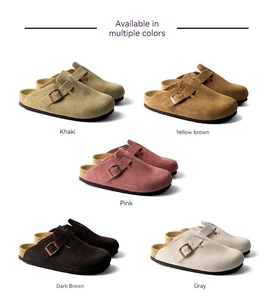 <span class=keywords><strong>Ciabatte</strong></span> di Lusso in Vera Pelle Scamosciata di Alta Qualità, Design Unisex, Leggere e Comode, Modello Slip-on per <span class=keywords><strong>Donna</strong></span> - Product Image 2