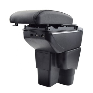 Hộc để đồ trung tâm tích hợp cổng sạc USB nâng cao cho Kia <span class=keywords><strong>Pegas</strong></span>, phụ kiện xe hơi 17-18 - Product Image 1