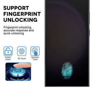 Verre trempé anti-espion pour <span class=keywords><strong>Samsung</strong></span> S24Ultra S23/<span class=keywords><strong>S22</strong></span> <span class=keywords><strong>Ultra</strong></span> déverrouillage par empreinte digitale protecteur d'écran à colle S24U verre de confidentialité - Product Image 6