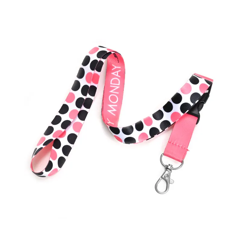 Sublimation Lanyard High Quality Polyester Small Batch Custom Lanyard Supply Color Lanyard With Logo