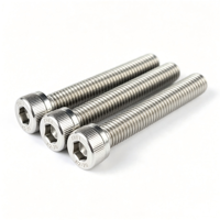 Vis à tête fraisée moletée en acier inoxydable 304 A2-70 DIN912 métrique pour usage industriel