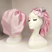 Bonnet en soie long pour femmes, accessoire de styliste, sans Logo, à nouer, livraison gratuite